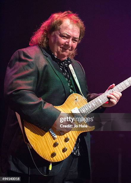 Neil Murray performs on stage at Sunshine Of Your Love - A concert Celebrating The Life And Music Of Jack BruceThe Roundhouse on October 24, 2015 in...