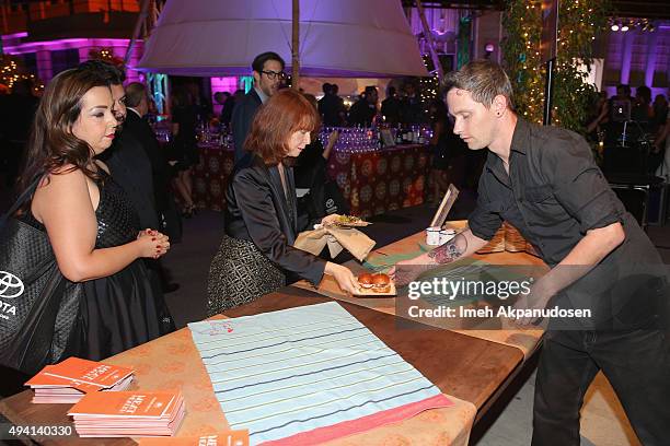 View of the food at the after party during the 25th annual EMA Awards presented by Toyota and Lexus and hosted by the Environmental Media Association...