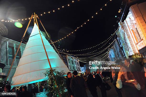 View of the after party during the 25th annual EMA Awards presented by Toyota and Lexus and hosted by the Environmental Media Association at Warner...