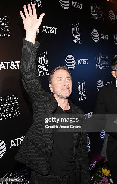 Actor/director Tim Roth attends the Mexican premiere of "Chronic" during The 13th Annual Morelia International Film Festival on October 24, 2015 in...