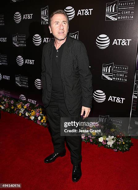 Actor/director Tim Roth attends the Mexican premiere of "Chronic" during The 13th Annual Morelia International Film Festival on October 24, 2015 in...