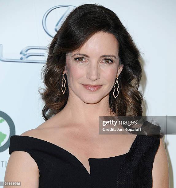 Actress Kristin Davis arrives at Environmental Media Association Hosts Its 25th Annual EMA Awards Presented By Toyota And Lexus at Warner Bros....