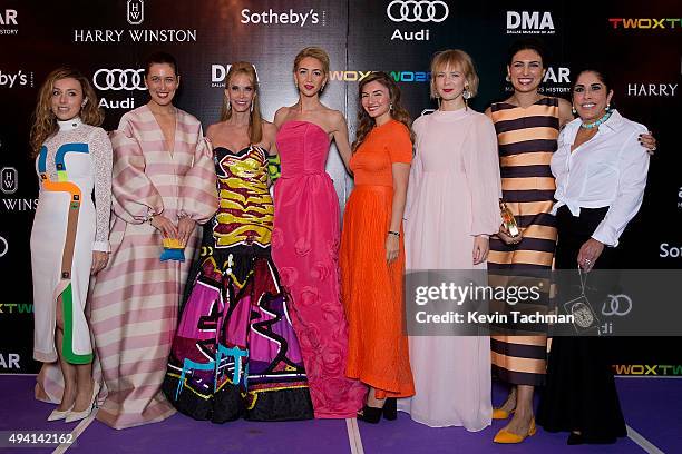 Daniella Pickup, Emilia Wickstead, Nancy C Rogers, Sabine Getty, Nasiba Adilova, Prabal Gurung, Vika Gazinskaya, Nasbia Adilova and Federica Fanari...