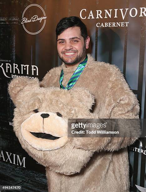 Fashion designer Michael Costello attends the Maxim Halloween Party Presented By Karma International on October 24, 2015 in Los Angeles, California.