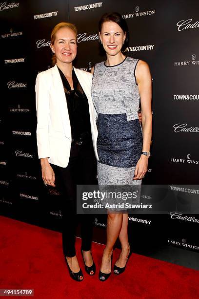 Kristina Buckley and Jennifer Bruno attend the T&C Philanthropy Summit with screening of "Generosity Of Eye" at Lincoln Center with Town & Country on...