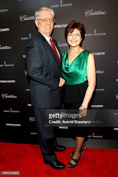 Emmet Stephenson and Toni Stephenson attend the T&C Philanthropy Summit with screening of "Generosity Of Eye" at Lincoln Center with Town & Country...