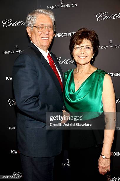 Emmet Stephenson and Toni Stephenson attend the T&C Philanthropy Summit with screening of "Generosity Of Eye" at Lincoln Center with Town & Country...