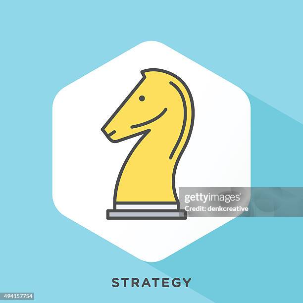 strategy icon - queen-chess-piece-clip-art stock illustrations