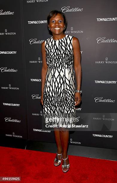 Deborah Roberts attends the T&C Philanthropy Summit with screening of "Generosity Of Eye" at Lincoln Center with Town & Country on May 28, 2014 in...