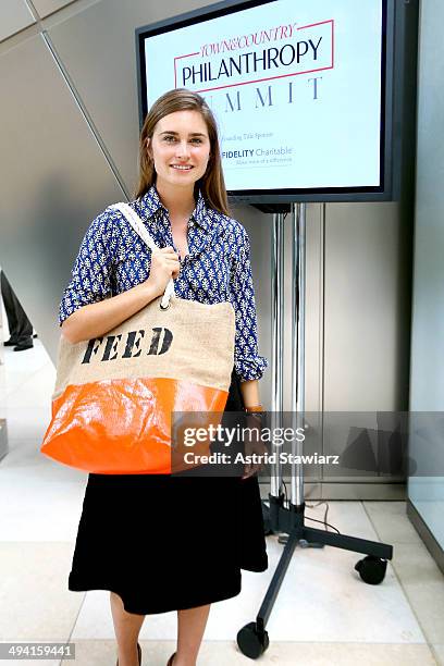 Lauren Bush Lauren attends the T&C Philanthropy Summit with screening of "Generosity Of Eye" at Lincoln Center with Town & Country on May 28, 2014 in...