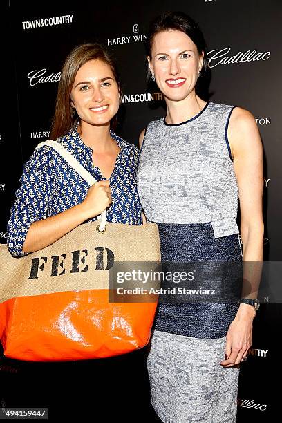 Lauren Bush Lauren and Jennifer Bruno attend the T&C Philanthropy Summit with screening of "Generosity Of Eye" at Lincoln Center with Town & Country...