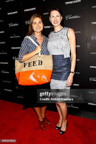 Lauren Bush Lauren and Jennifer Bruno attend the T&C Philanthropy Summit with screening of "Generosity Of Eye" at Lincoln Center with Town & Country...