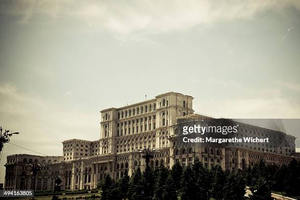 June 03: The Palace of the Parliament, built by former Romanian dictator Nicolae Ceausescu, on June 3, 2011 in Bucharest, Romania.