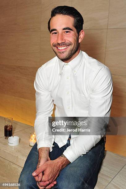 Robin Harper attends Flaunt Magazine and Luisaviaroma celebrate the contributors' launch of the CALIFUK issue at Milk Studios on October 24, 2015 in...