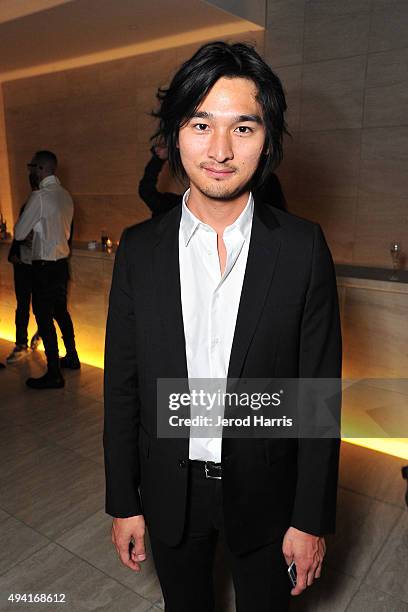 Jason Chang attends Flaunt Magazine and Luisaviaroma celebrate the contributors' launch of the CALIFUK issue at Milk Studios on October 24, 2015 in...