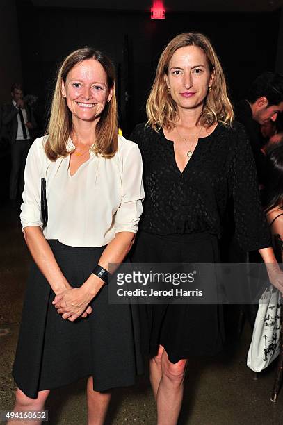Emma Reeves and Zoe Cassavetes attend Flaunt Magazine and Luisaviaroma celebrate the contributors' launch of the CALIFUK issue at Milk Studios on...