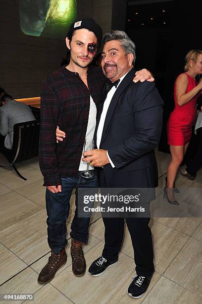 Actor Shiloh Fernandez and Flaunt Magazine founder Luis Barajas attend Flaunt Magazine and Luisaviaroma celebrate the contributors' launch of the...