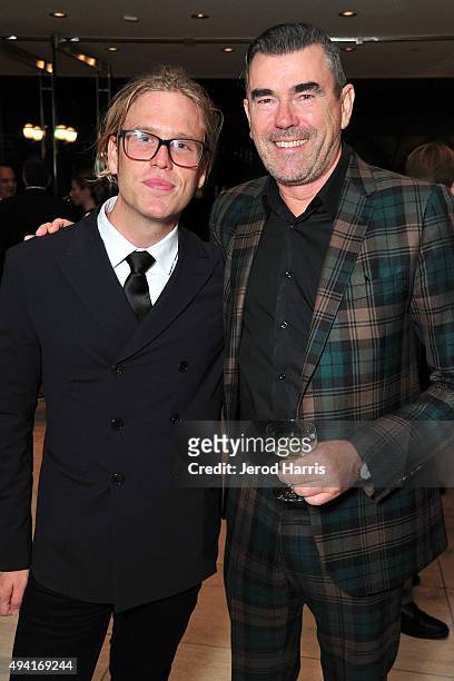 Editor in Chief of Flaunt Magazine Matthew Bedard and Clive Wilkinson attend Flaunt Magazine and Luisaviaroma celebrate the contributors' launch of...