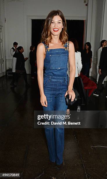 Hanneli Mustaparta attends the FRAME Denim dinner which she hosted at Il Bottaccio on May 28, 2014 in London, England.