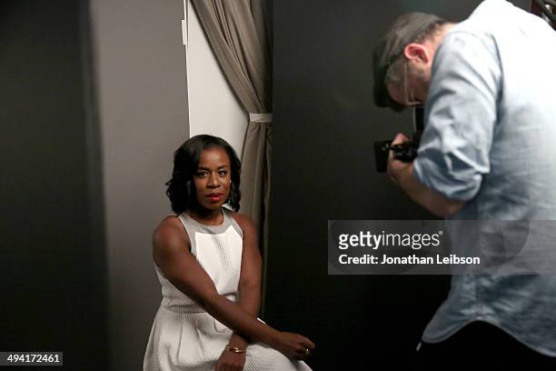 Actress Uzo Aduba is photographed as she attends the Variety Studio powered by Samsung Galaxy on May 28, 2014 in West Hollywood, California.