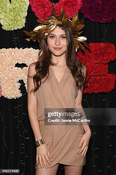 Singer Elle Winter attends as Teen Vogue and Aerie celebrate Emma Roberts November Cover at 58 Gansevoort on October 24, 2015 in New York City.