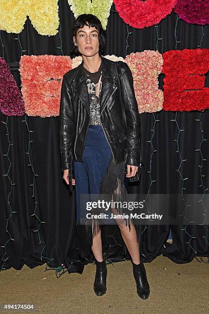 Model Heather Kemesky attends as Teen Vogue and Aerie celebrate Emma Roberts November Cover at 58 Gansevoort on October 24, 2015 in New York City.