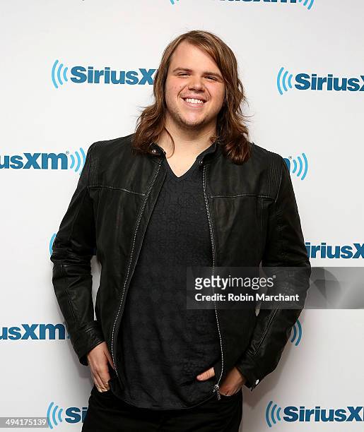 Caleb Johnson visits at SiriusXM Studios on May 28, 2014 in New York City.