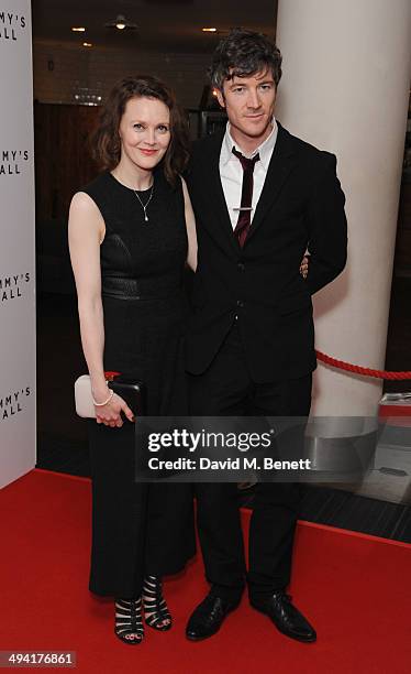 Simone Kirby and Barry Ward attends the UK Film Premiere of "Jimmy's Hall" at BFI Southbank on May 28, 2014 in London, England.