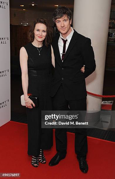 Simone Kirby and Barry Ward attends the UK Film Premiere of "Jimmy's Hall" at BFI Southbank on May 28, 2014 in London, England.
