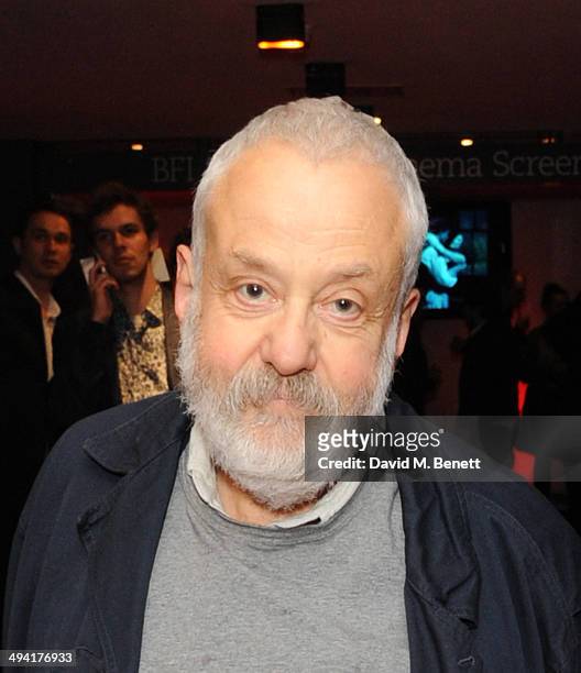 Mike Leigh attends the UK Film Premiere of "Jimmy's Hall" at BFI Southbank on May 28, 2014 in London, England.