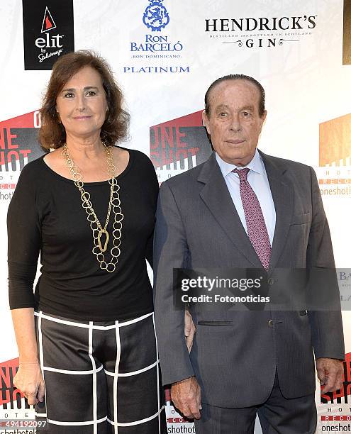 Carmen Tello and Curro Romero attend the One Shot Hotel opening on May 28, 2014 in Madrid, Spain.