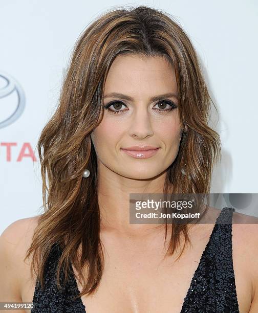 Actress Stana Katic arrives at Environmental Media Association Hosts Its 25th Annual EMA Awards Presented By Toyota And Lexus at Warner Bros. Studios...