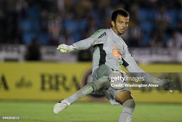 Giovanni of Atletico MG in action during a match between Atletico MG and Fluminense as part of Brasileirao Series A 2014 at Joao Lamego Stadium on...