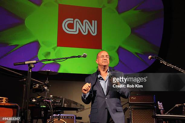Jeff Zucker, president of CNN Worldwide, speaks at the "Sixties" series premiere party at Grand Central Terminal on May 28, 2014 in New York City.