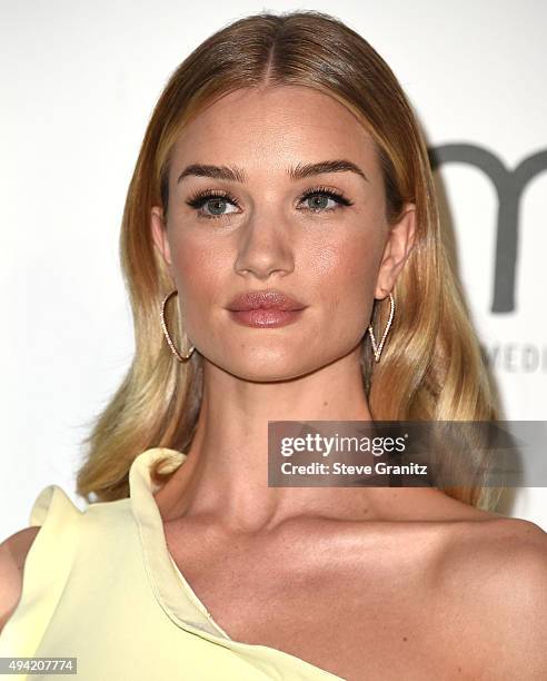 Rosie Huntington-Whiteley arrives at the 25th Environmental Media Awards at Warner Bros. Studios on October 24, 2015 in Burbank, California.