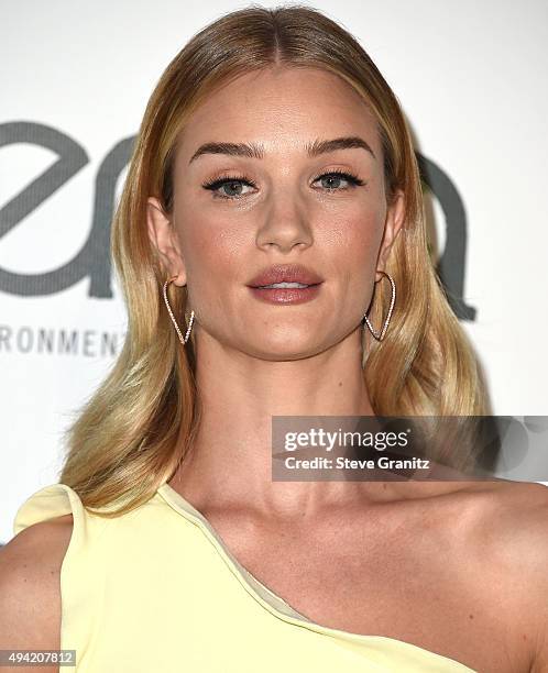 Rosie Huntington-Whiteley arrives at the 25th Environmental Media Awards at Warner Bros. Studios on October 24, 2015 in Burbank, California.