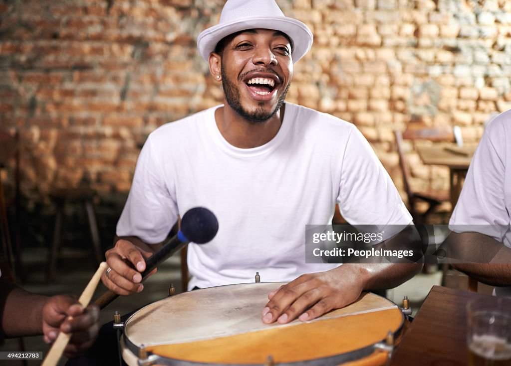 Fun on the drum