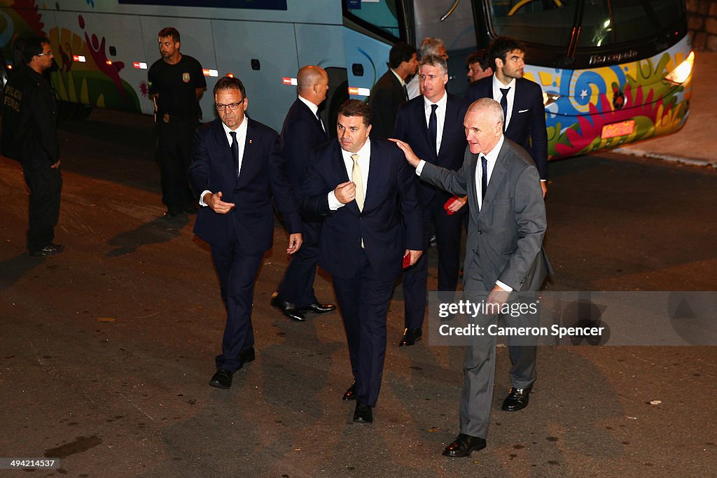 Australian Socceroos Arrive In Brazil