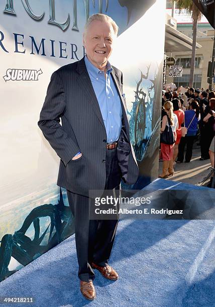 Actor Jon Voight attends the World Premiere of Disney's "Maleficent", starring Angelina Jolie, at the El Capitan Theatre on May 28, 2014 in...