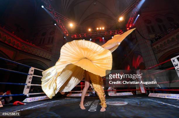 Dancer performs during "Charity Box-Gala" at Kulturkirche Altona on May 28, 2014 in Hamburg, Germany.
