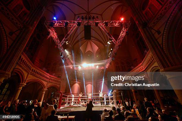 Overview during "Charity Box-Gala" at Kulturkirche Altona on May 28, 2014 in Hamburg, Germany.