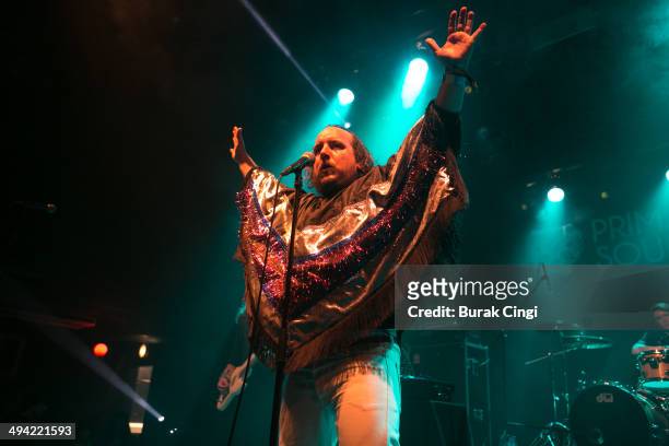 Har Mar Superstar performs on stage during the opening day of Primavera Sound 2014 at Barts on May 28, 2014 in Barcelona, Spain.