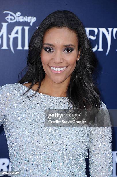 Actress Annie Ilonzeh attends the World Premiere Of Disney's "Maleficent" at the El Capitan Theatre on May 28, 2014 in Hollywood, California.