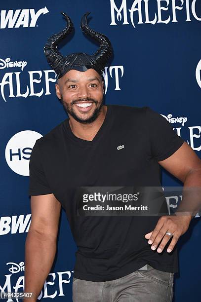 Actor Donald Faison attends the World Premiere of Disney's "Maleficent" at the El Capitan Theatre on May 28, 2014 in Hollywood, California.
