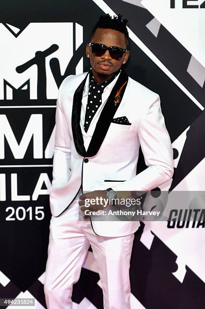 Diamond Platnumz attends the MTV EMA's 2015 at the Mediolanum Forum on October 25, 2015 in Milan, Italy.