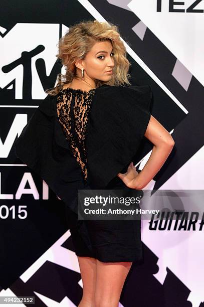American singer songwriter Tori Kelly attends the MTV EMA's at the Mediolanum Forum on October 25, 2015 in Milan, Italy.