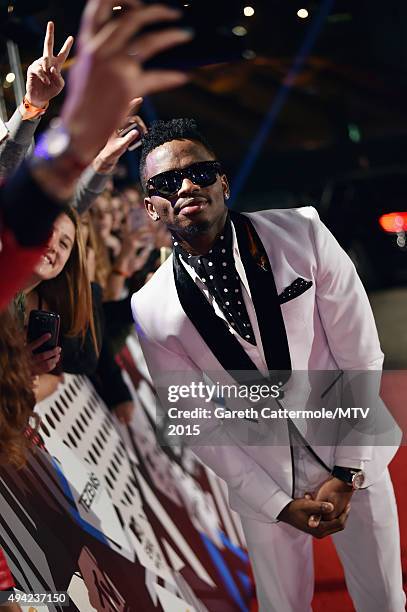 Diamond Platnumz attends the MTV EMA's 2015 at the Mediolanum Forum on October 25, 2015 in Milan, Italy.