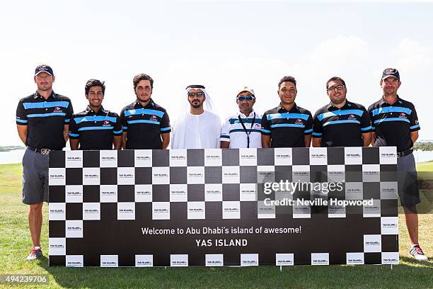 Team,left to right, David Condon, Performance Coach, Abdullah Al Qubaisi, Ahmed Skaik, Mohamed Abdalla Saeed Mohamed Al Zaabi, UAE Team Captain,...