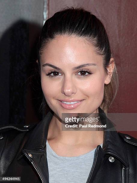 Singer/American Idol contestant Pia Toscano at Crustacean Beverly Hills Red Hour Live Music Series at Crustacean on May 28, 2014 in Beverly Hills,...