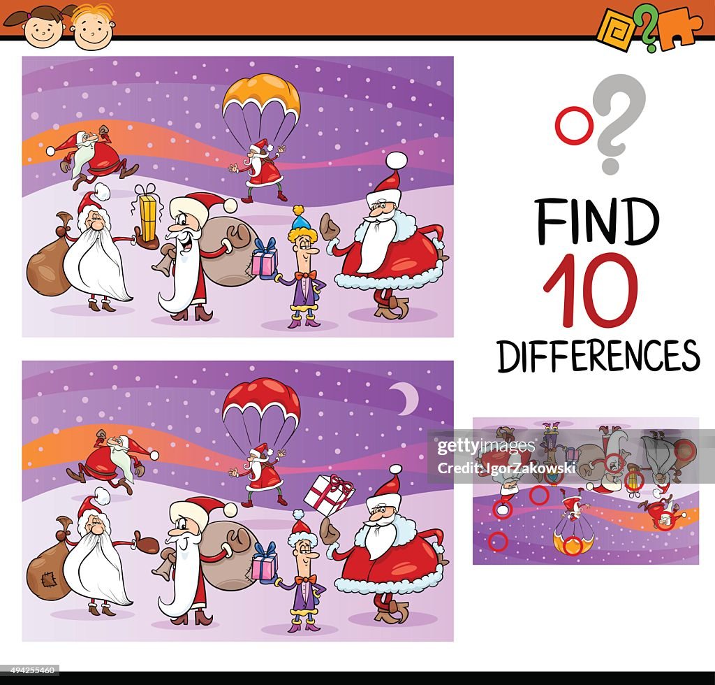 Preschool Differences Task High-Res Vector Graphic - Getty Images